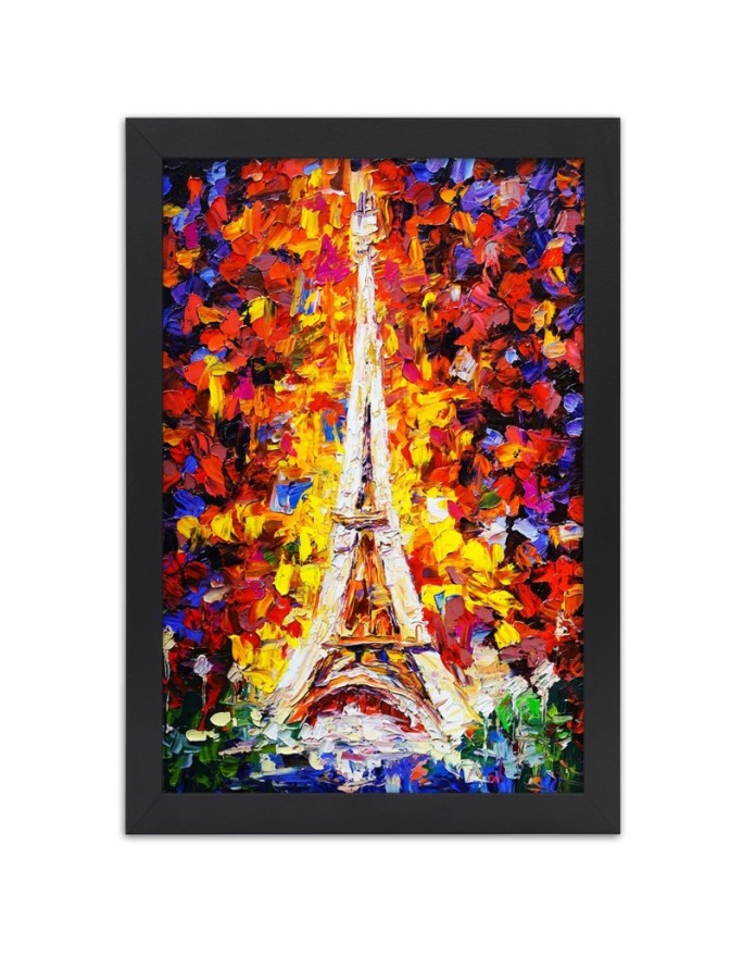 Poster Painted Eiffel Tower
