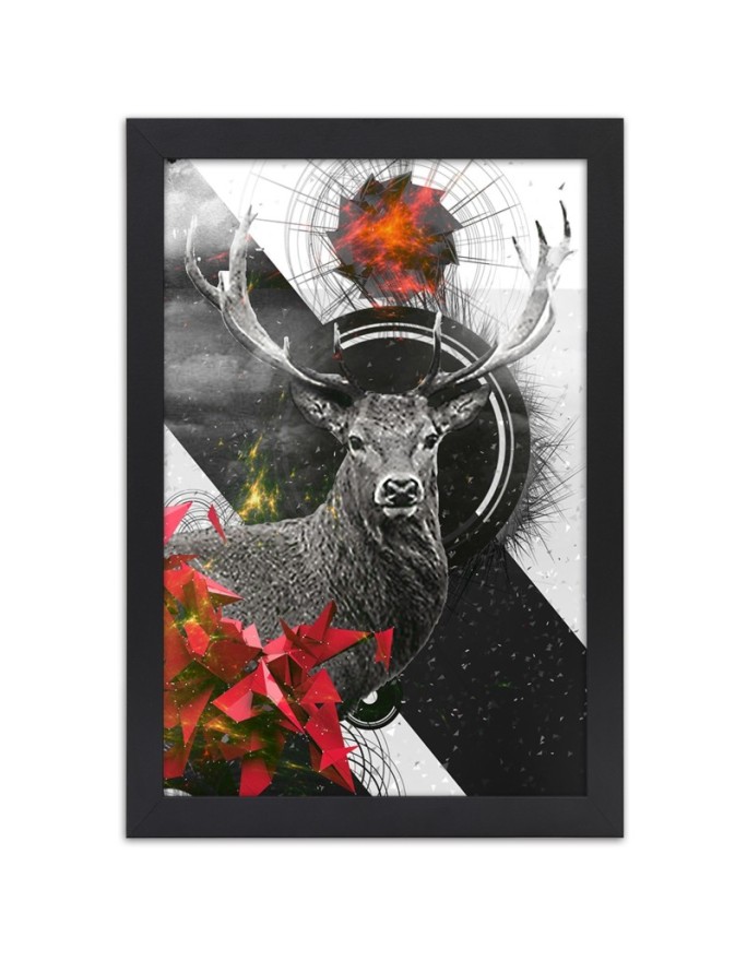 Poster Abstract deer