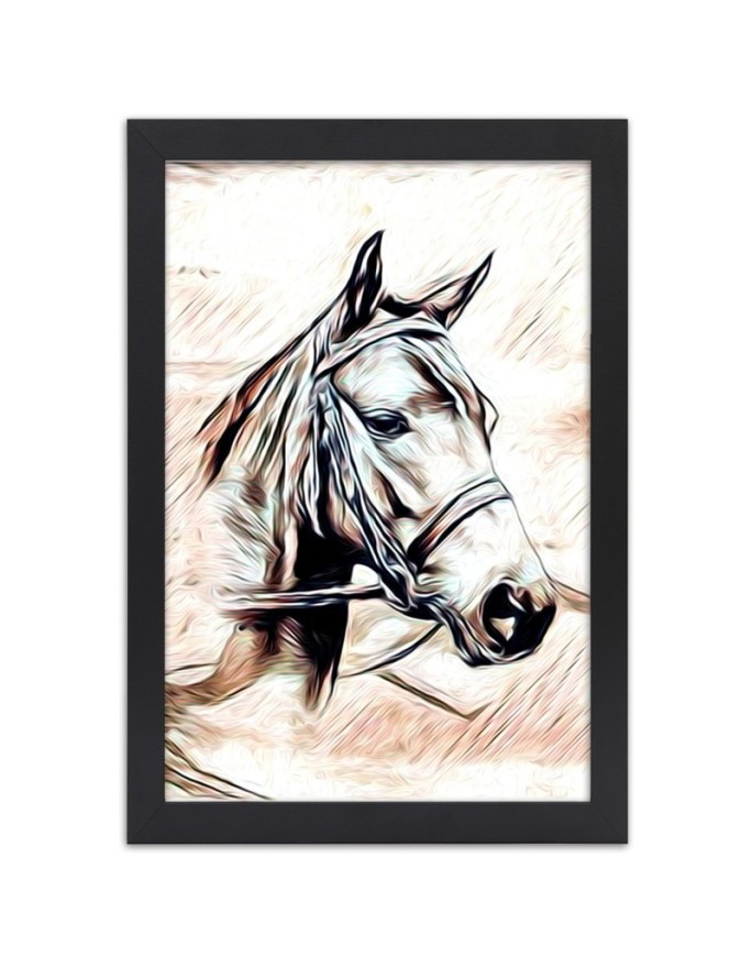 Poster Painted vintage horse