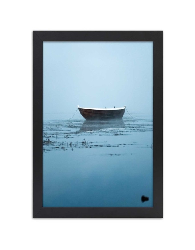 Poster Boat in the fog