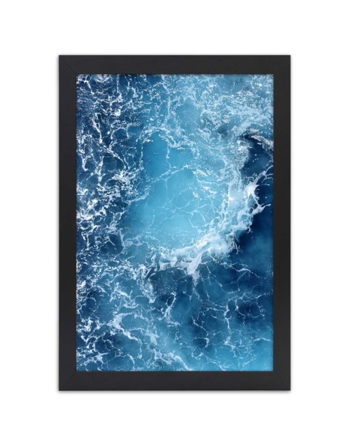 Poster Blue sea waves