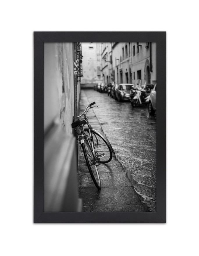 Poster Street and bicycle...