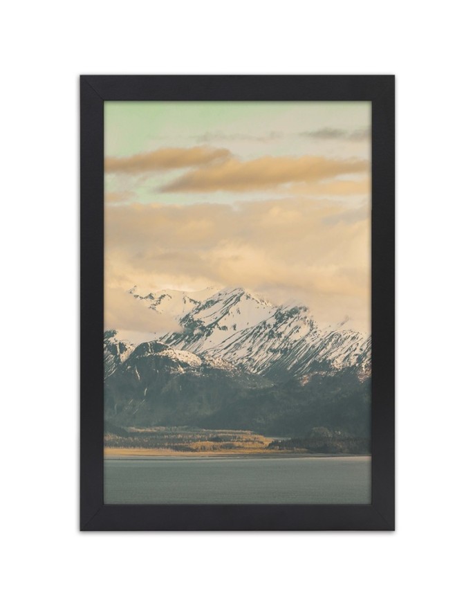 Poster Sky and snowy mountains