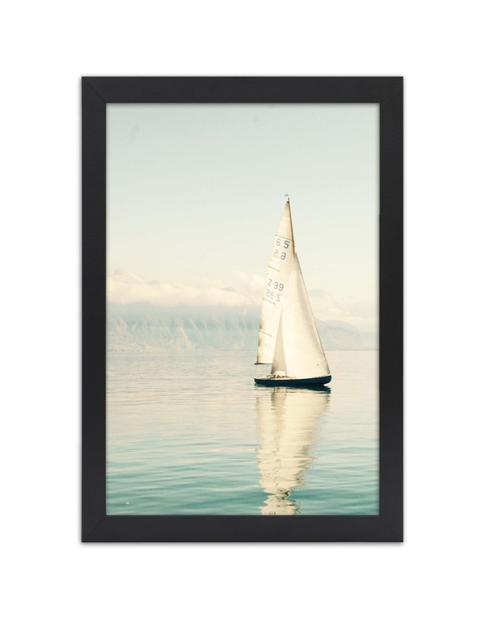 Poster Sailboat on the lake