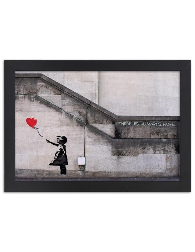 Poster Banksy mural Girl...