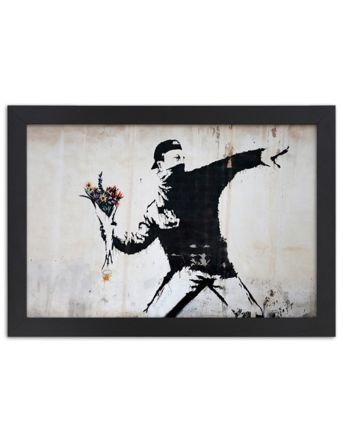 Poster Banksy Flower Thrower