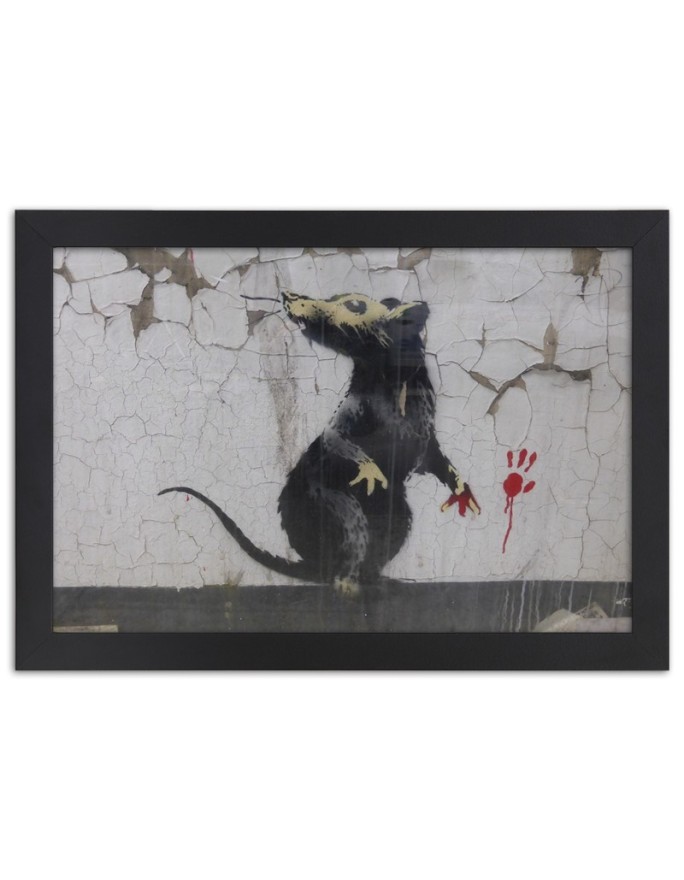 Poster Banksy Street Art Rat