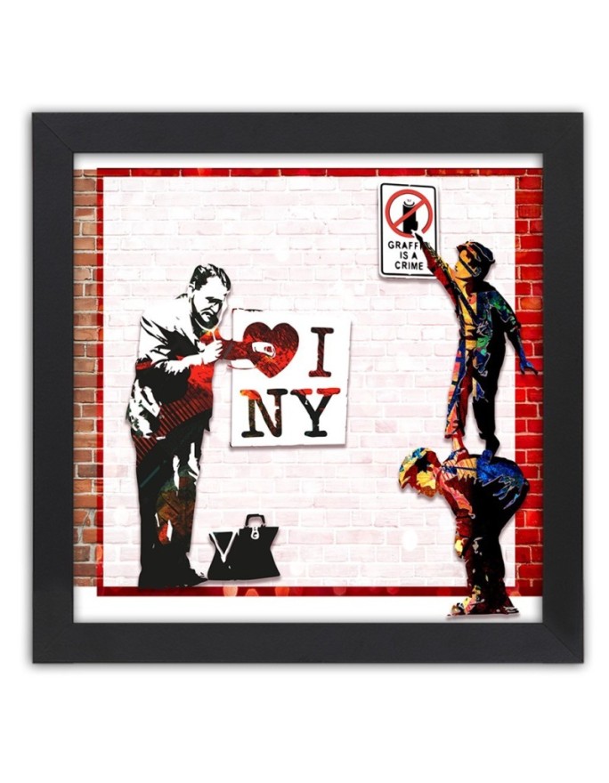Poster Banksy I love New York