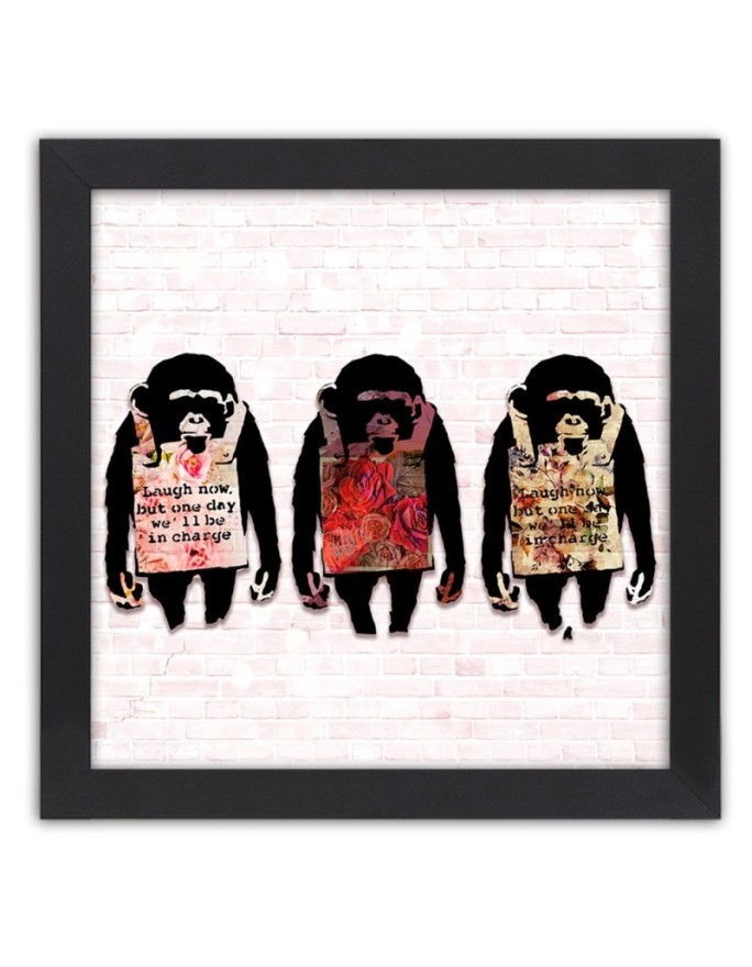 Poster Banksy monkeys