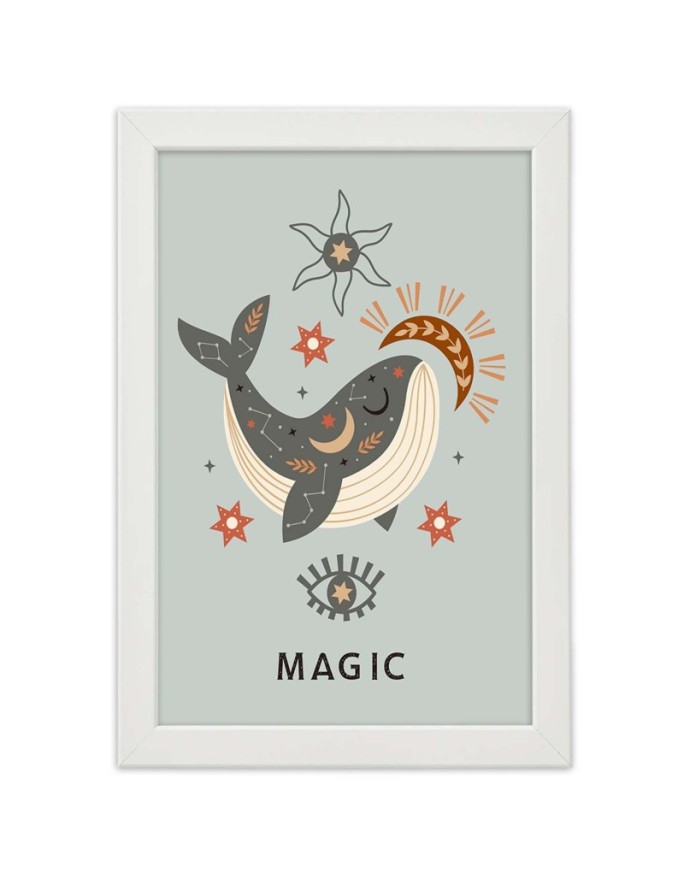 Poster Magic whale