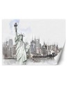 Inspirational Wallpaper for living room - Statue of Liberty in NYC Cornel Vlad | FEEBY