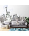 Inspirational Wallpaper for living room - Statue of Liberty in NYC Cornel Vlad | FEEBY