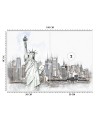 Inspirational Wallpaper for living room - Statue of Liberty in NYC Cornel Vlad | FEEBY