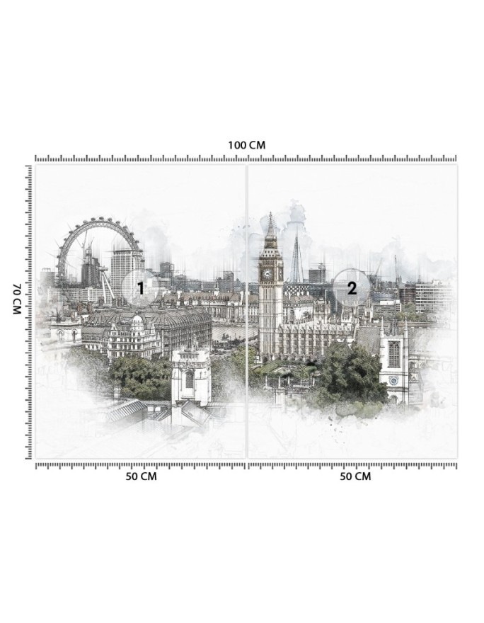 Inspirational Wallpapers for the living room - London Cornel Vlad | FEEBY