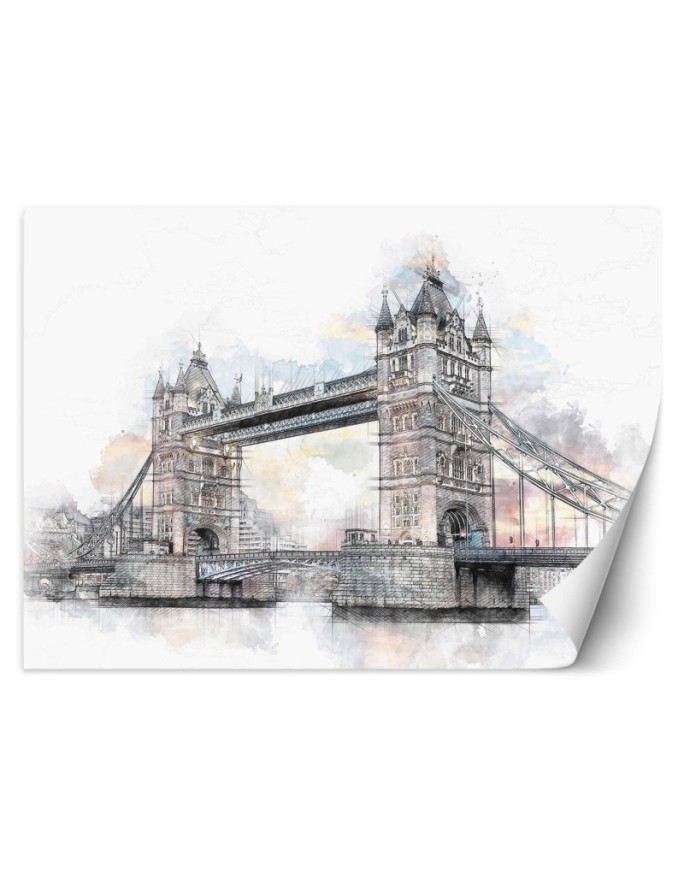 Beautiful Wallpapers for living room - London Bridge Cornel Vlad | FEEBY