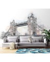 Beautiful Wallpapers for living room - London Bridge Cornel Vlad | FEEBY