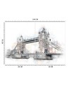 Beautiful Wallpapers for living room - London Bridge Cornel Vlad | FEEBY