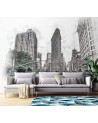 Wallpaper - Manhattan as drawn Cornel Vlad | FEEBY