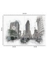 Wallpaper - Manhattan as drawn Cornel Vlad | FEEBY