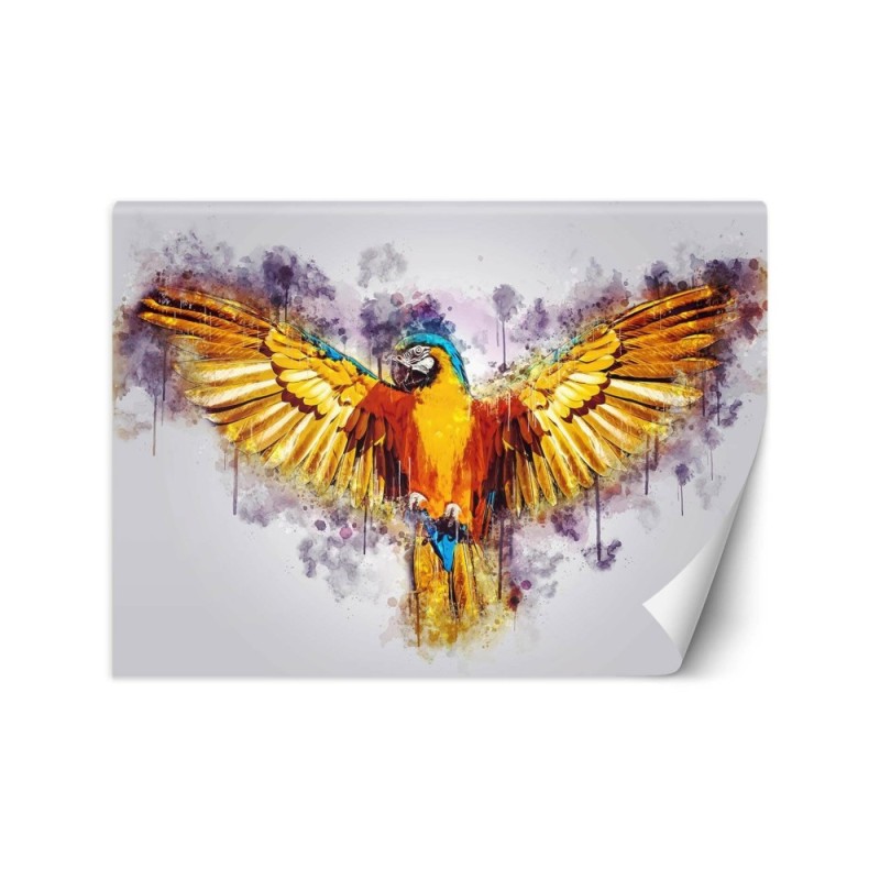 Modern Wallpaper - Parrot in flight Cornel Vlad | FEEBY