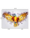 Modern Wallpaper - Parrot in flight Cornel Vlad | FEEBY