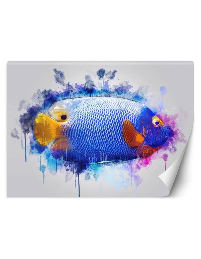 Wallpaper - Blue fish Cornel Vlad | FEEBY