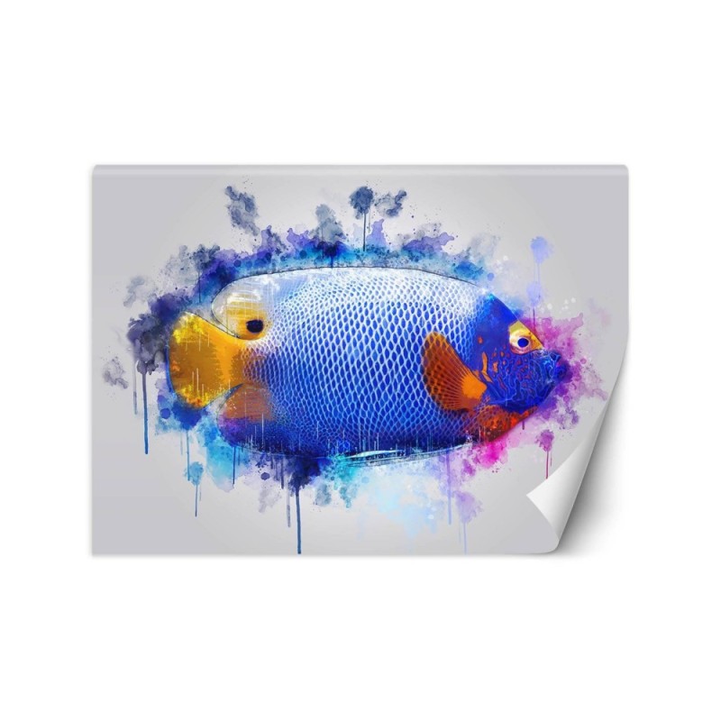 Wallpaper - Blue fish Cornel Vlad | FEEBY