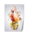 Children's wall mural - Pastel flamingo Cornel Vlad | FEEBY