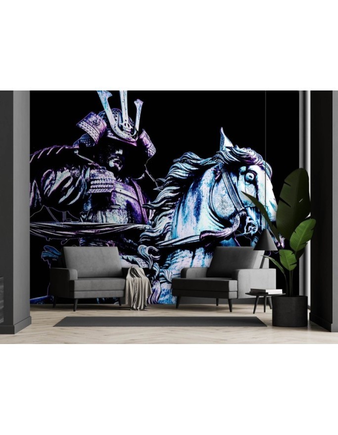 Wall mural - Samurai on horseback Gab Fernando | FEEBY