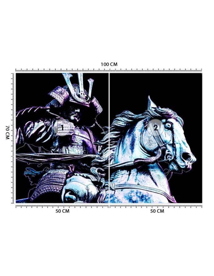 Wall mural - Samurai on horseback Gab Fernando | FEEBY