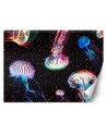 Wallpaper - Neon jellyfish abstract Gab Fernando | FEEBY