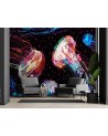Wallpaper - Neon jellyfish abstract Gab Fernando | FEEBY