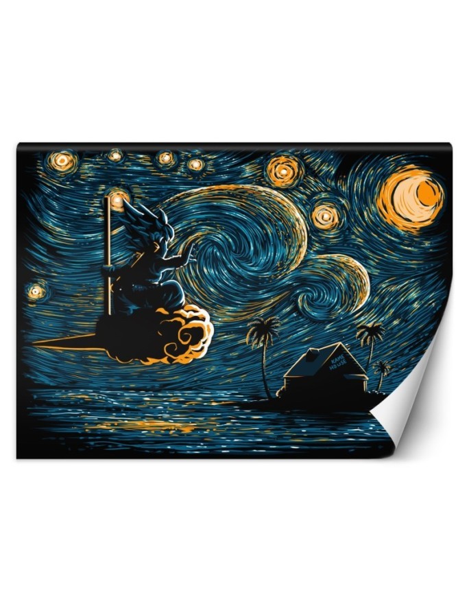 Wallpaper for children - Anime character on a cloud DDJVigo | FEEBY