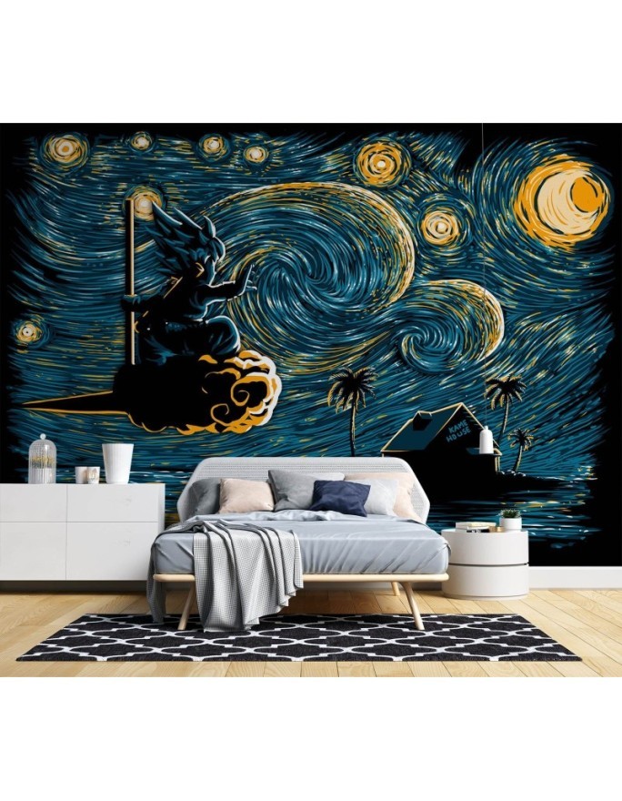 Wallpaper for children - Anime character on a cloud DDJVigo | FEEBY