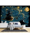 Wallpaper for children - Anime character on a cloud DDJVigo | FEEBY