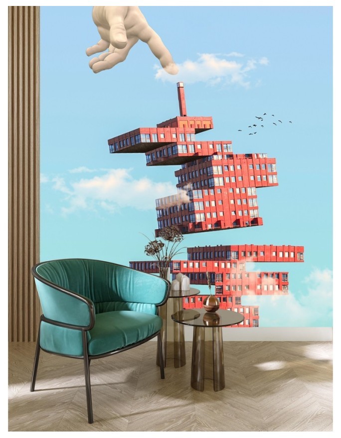 Designer wall mural - Abstraction Zehem Chong | FEEBY
