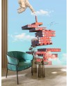 Designer wall mural - Abstraction Zehem Chong | FEEBY