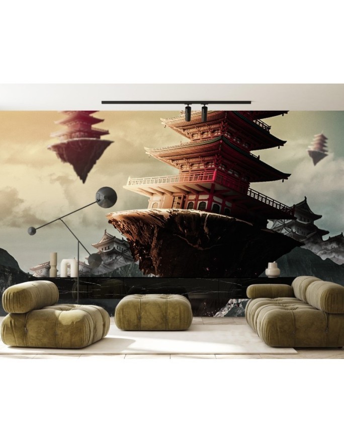Art wall murals - Chinese building Zehem Chong | FEEBY