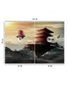 Art wall murals - Chinese building Zehem Chong | FEEBY