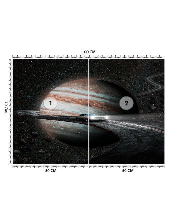 Unique wall murals - Cosmos Abstraction Zehem Chong | FEEBY