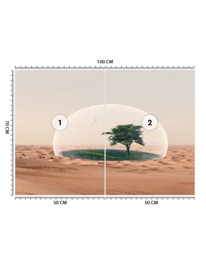Original wall murals for the home - Tree desert Zehem Chong | FEEBY