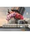 Designer wall murals - Flowers in a skyscraper Zehem Chong | FEEBY