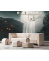 Wall mural - Moon waterfall Zehem Chong | FEEBY