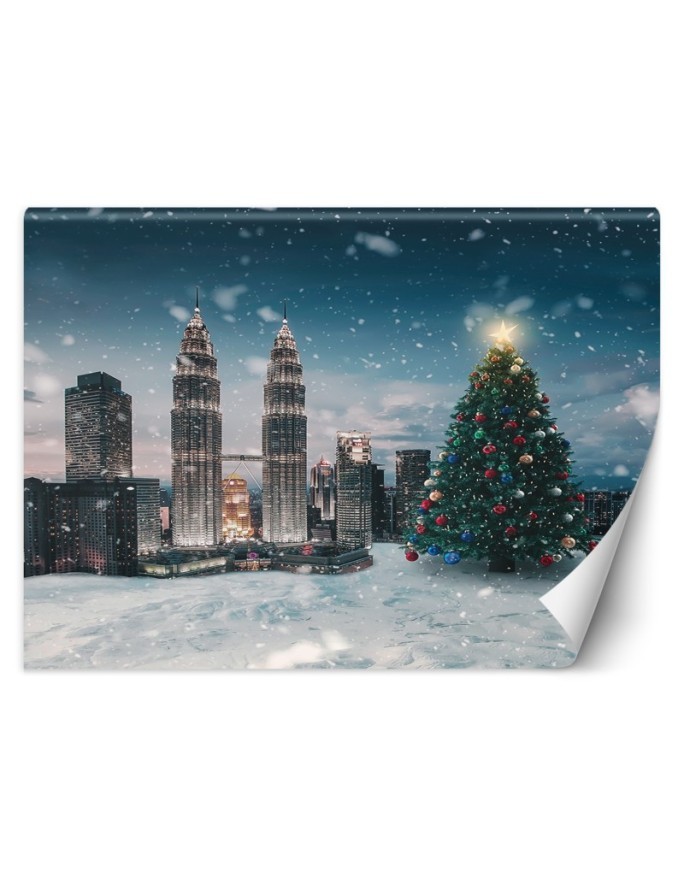 Wall mural - Christmas tree Zehem Chong | FEEBY