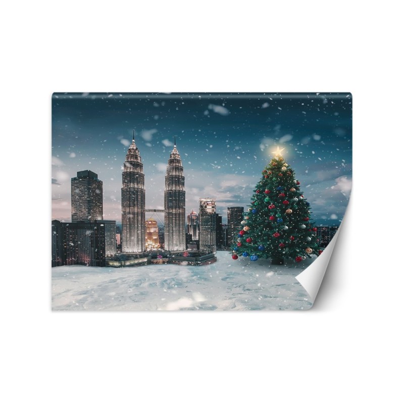 Wall mural - Christmas tree Zehem Chong | FEEBY