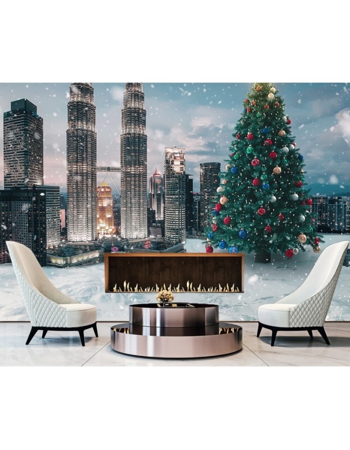 Wall mural - Christmas tree Zehem Chong | FEEBY