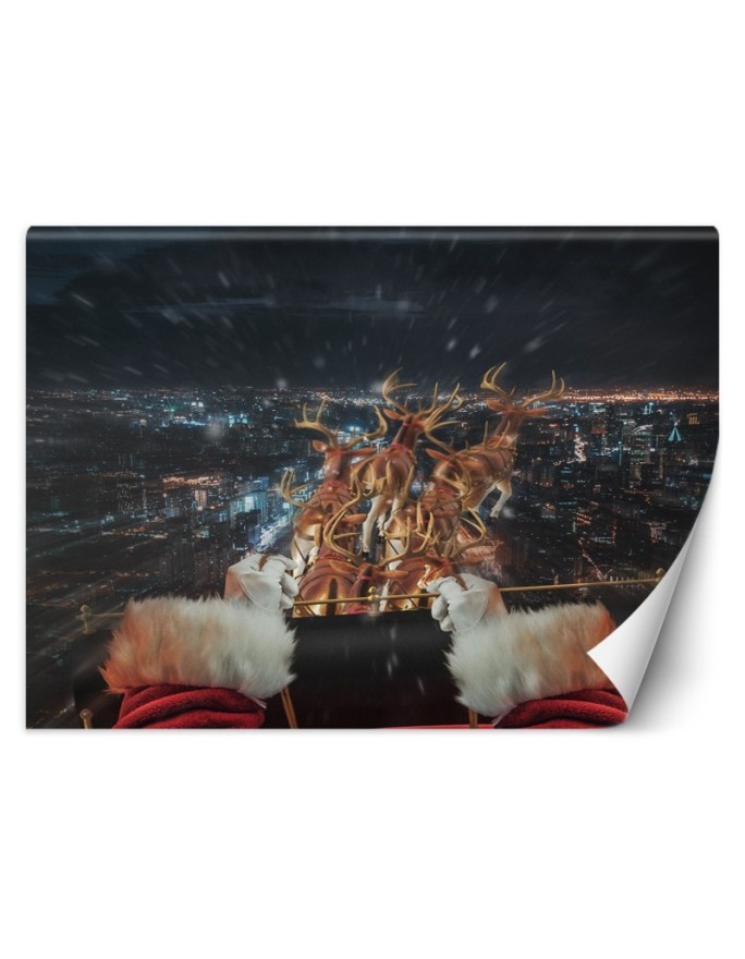 Wallpapers for the home - Santa on his way Zehem Chong | FEEBY