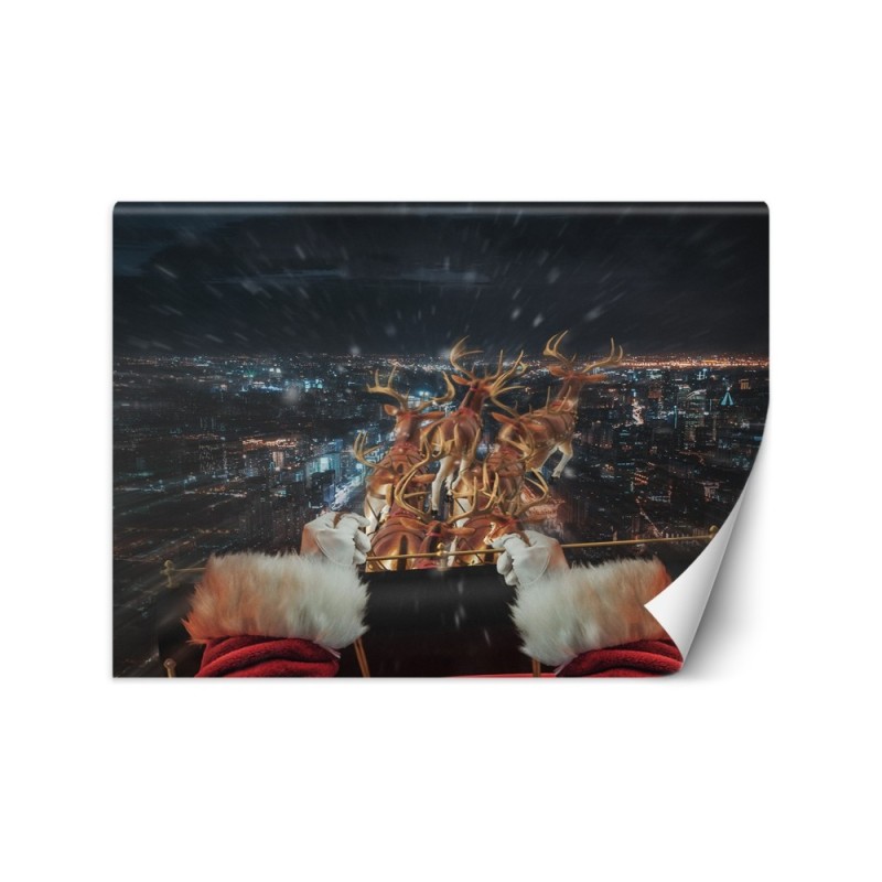 Wallpapers for the home - Santa on his way Zehem Chong | FEEBY