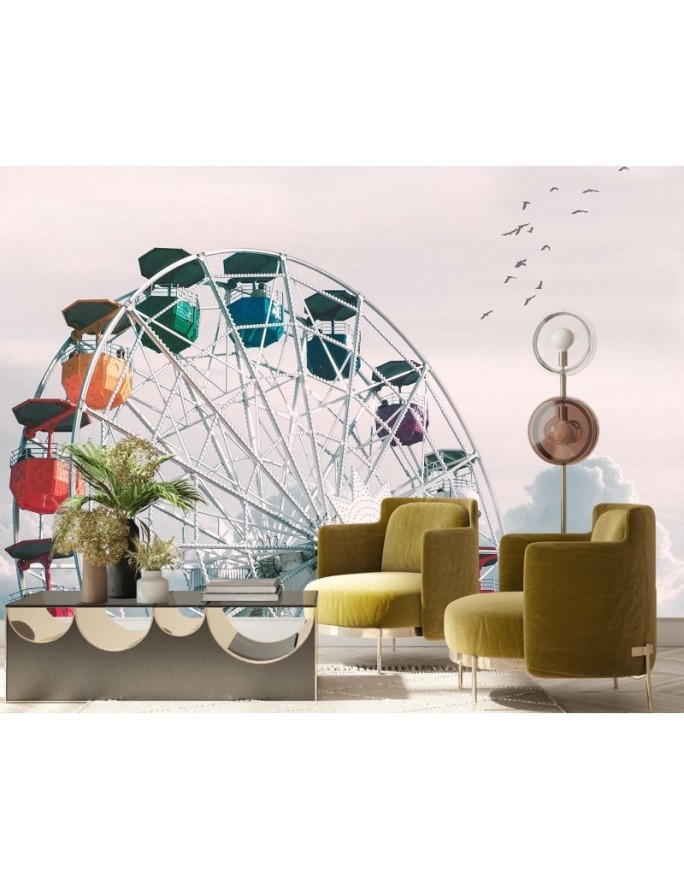 Beautiful Wallpapers for the home - Huge Ferris wheel Zehem Chong | FEEBY