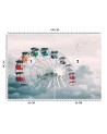 Beautiful Wallpapers for the home - Huge Ferris wheel Zehem Chong | FEEBY